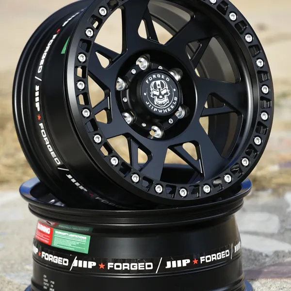 可定制黑色 6x139.7 CB77.8 110mm 71.5mm 8-12J 106.1mm 15-25 天交货期 铝制锻造越野赛车轮毂 铝合金锁环轮毂