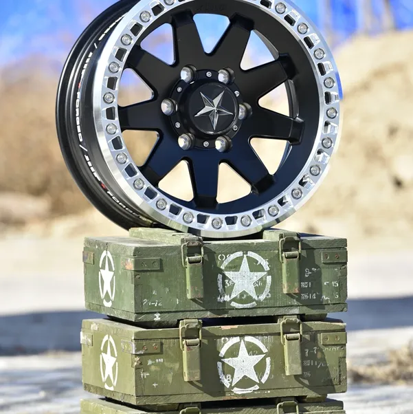 适用于 Y62 Y61 Armada Titan QX80 QX56 皮卡和 SUV 的锻造防爆胎轮毂，适合越野使用